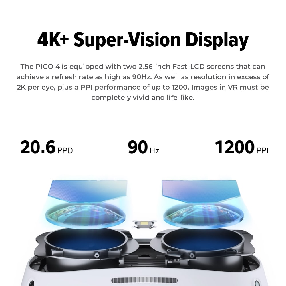 PICO 4 4K Full HD All-in-one Virtual Reality VR Headset 128GB/256GB