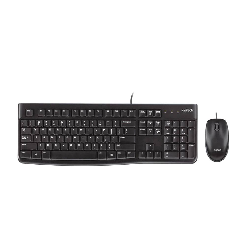 Logitech MK120 Classic Wired Mouse & Keyboard Combo