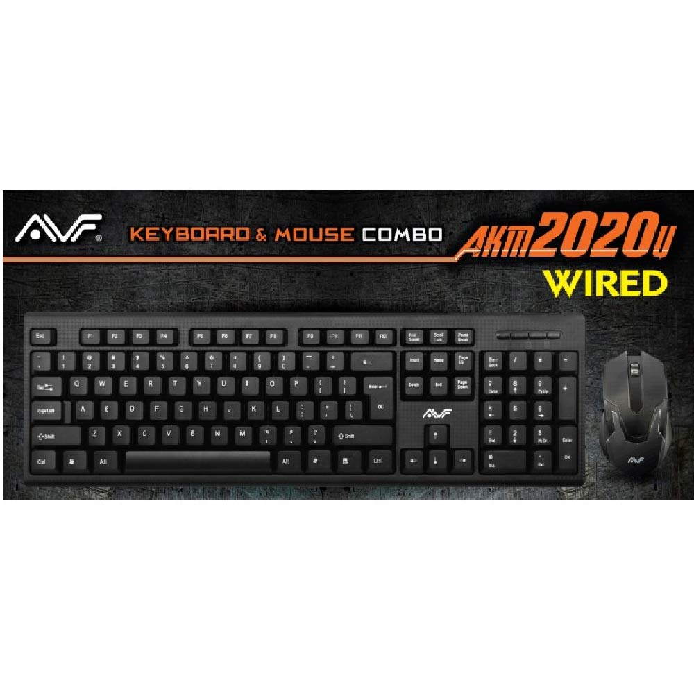 AVF AKM2020U Wired Keyboard and Mouse Combo