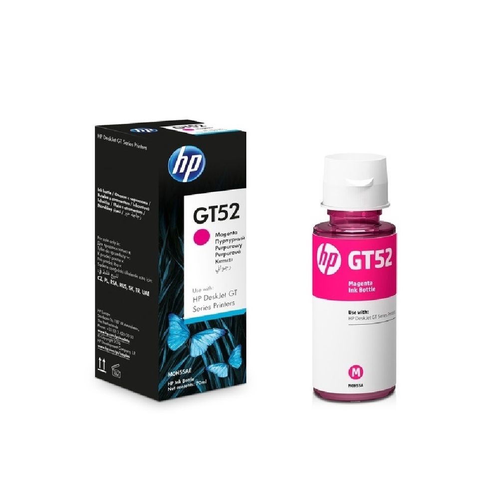 HP GT52 Cyan / Magenta / Yellow Original Ink Bottle