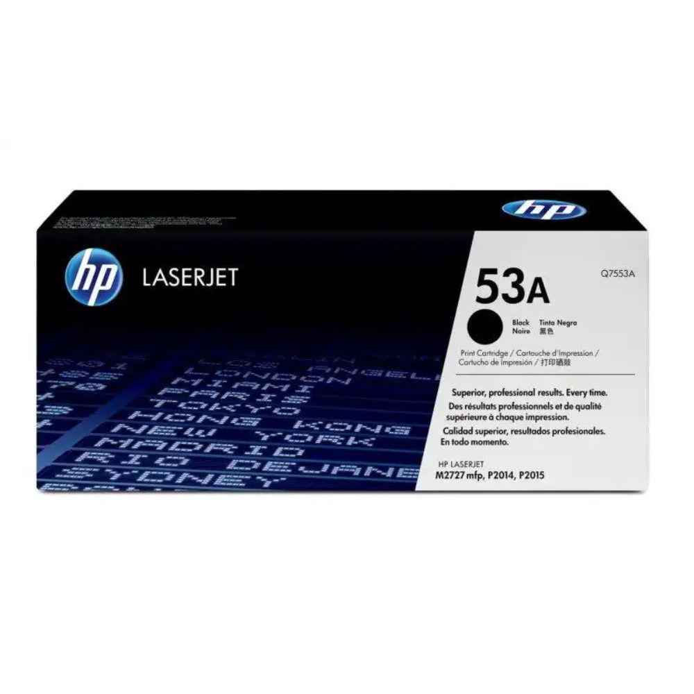 HP 53A Q7553A Black Original LaserJet Toner Cartridge