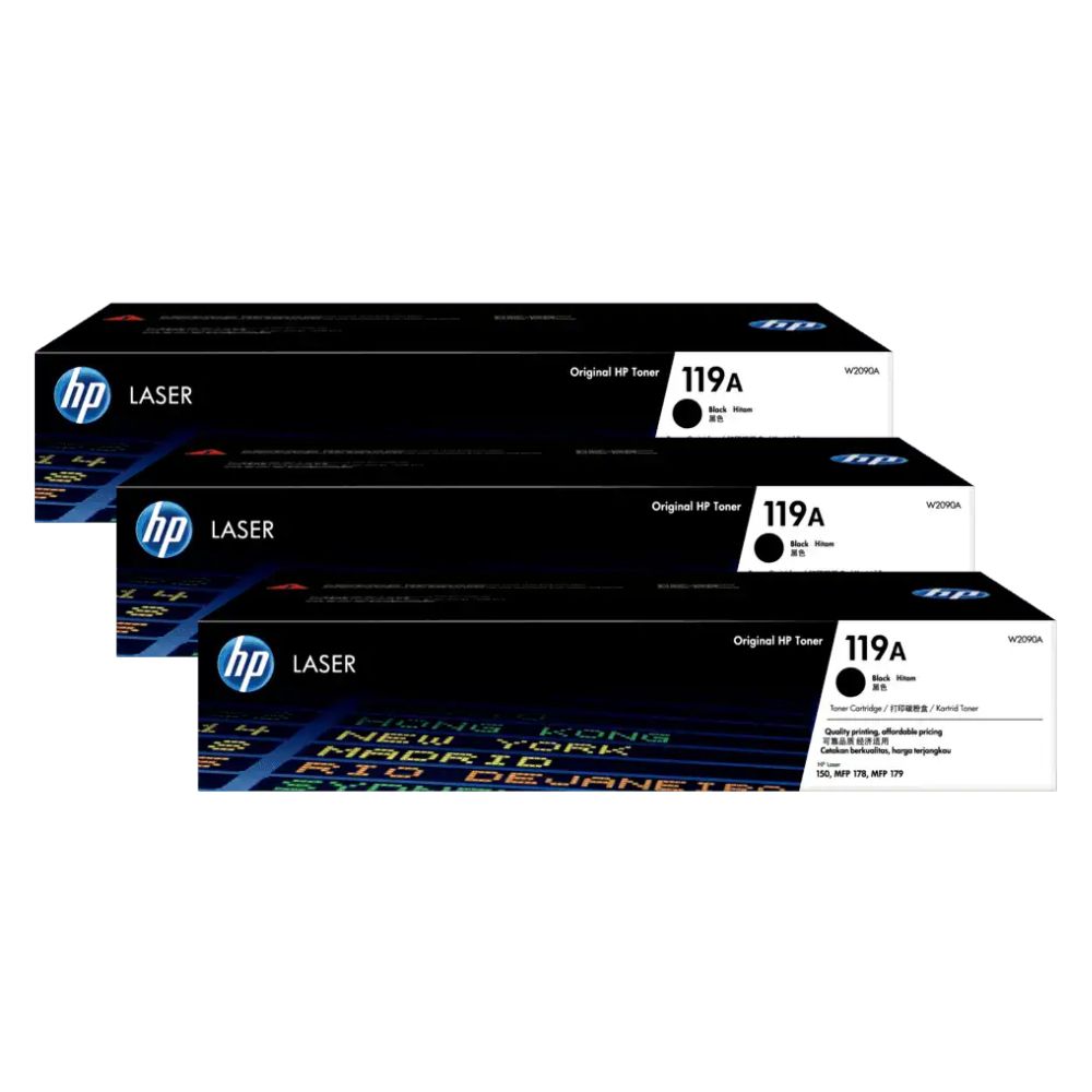HP 119A Black / Cyan / Magenta / Yellow Original Laser Toner Cartridge