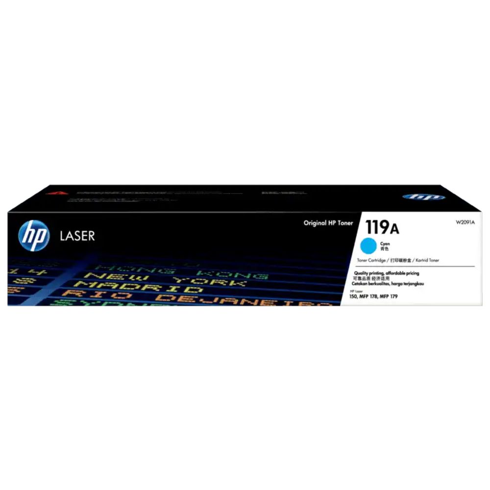 HP 119A Black / Cyan / Magenta / Yellow Original Laser Toner Cartridge