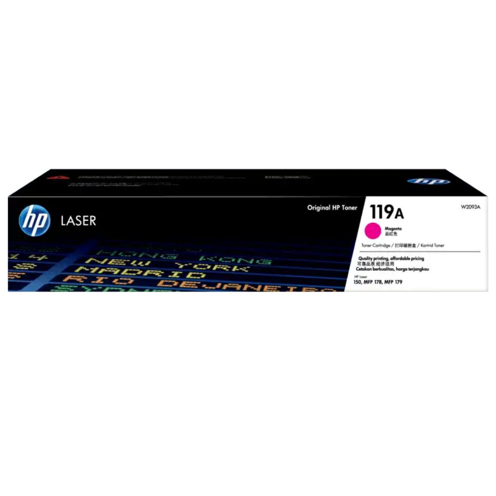 HP 119A Black / Cyan / Magenta / Yellow Original Laser Toner Cartridge