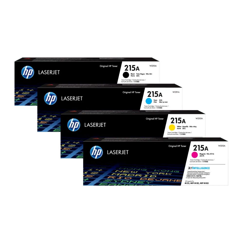 [CLEARANCE] HP 215A Black / Cyan / Yellow / Magenta Original LaserJet Toner Cartridge