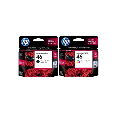 HP 46 Original Ink Advantage Cartridge [ Black | Tri-Color ]
