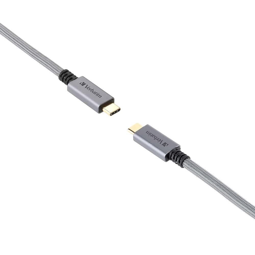 Verbatim Sync & Charge E Marker Metallic Type-C Cable 1m | USB 3.2