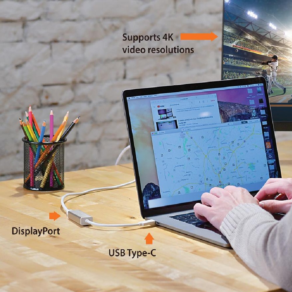 J5create USB-C to 4K DisplayPort Adapter (JCA140)
