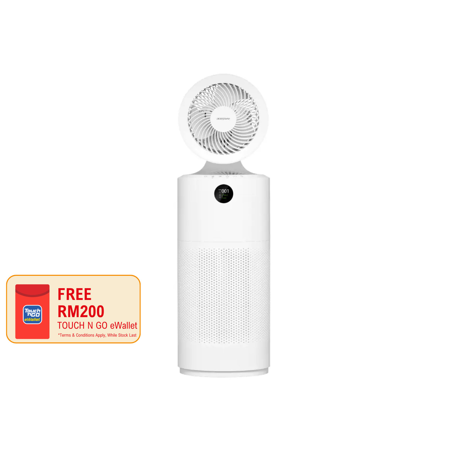 (TNG RM200) Acerpure C2 Air Purifier | With Swing Mode | AC551-50W (White)