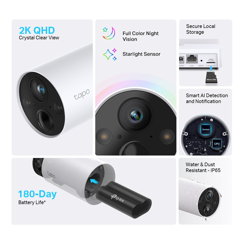 TP Link TAPO C420S2 2K QHD Smart Wifi Camera