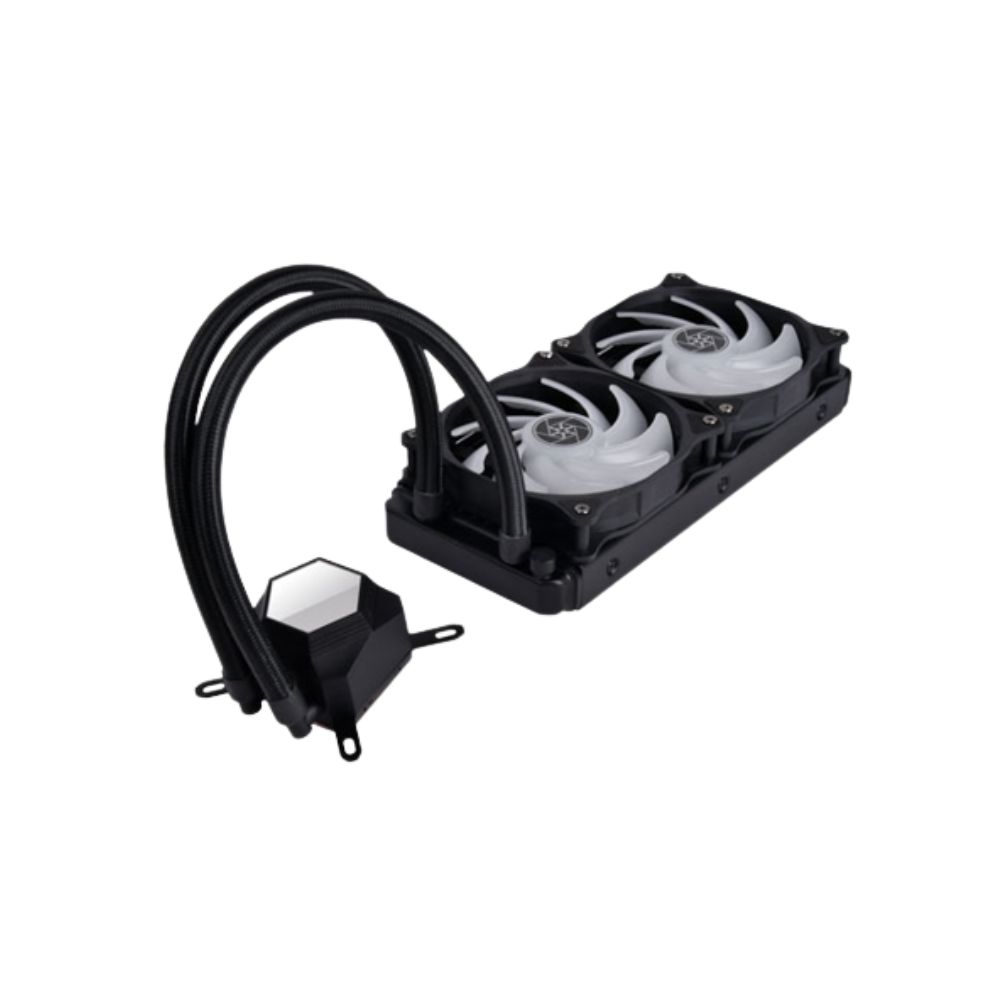 Silverstone PF240W-ARGB White Series AIO Liquid Cooling CPU Cooler | WHITE