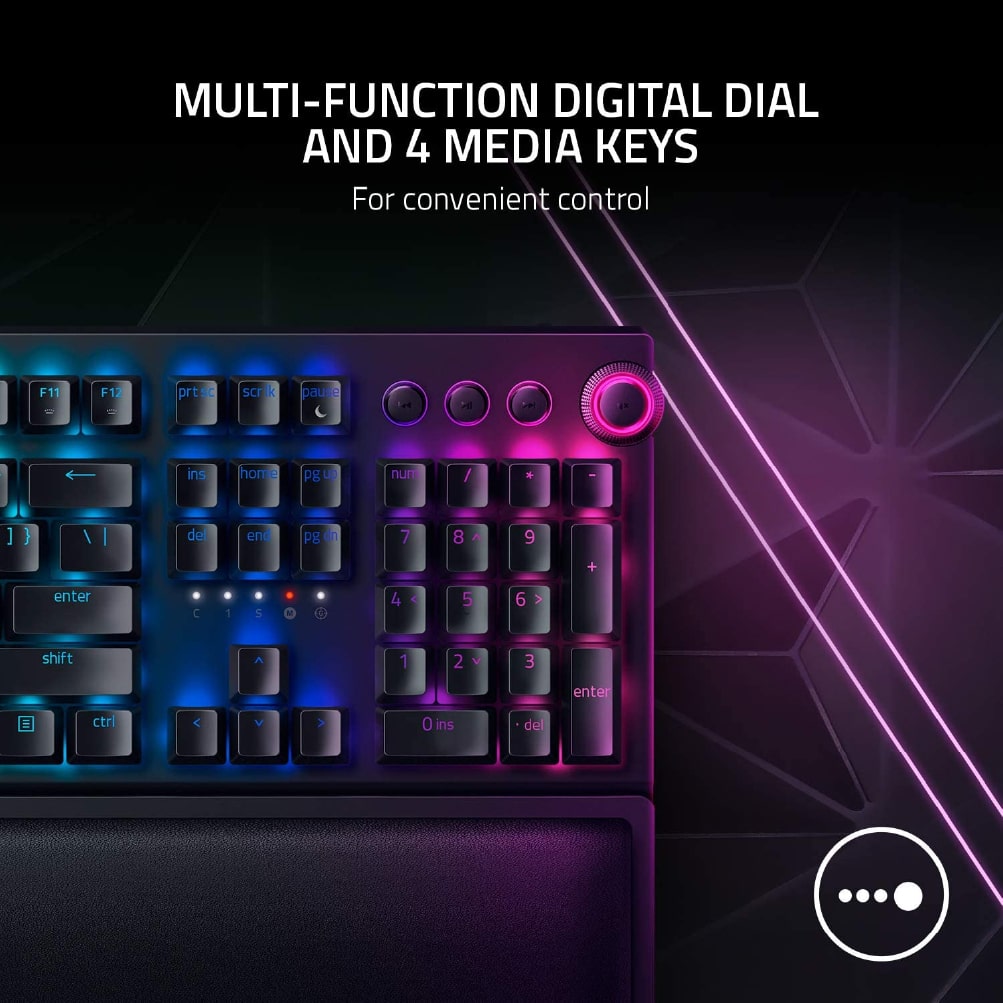 Razer BlackWidow V3 Pro Wireless Full-Height Mechanical Gaming Keyboard