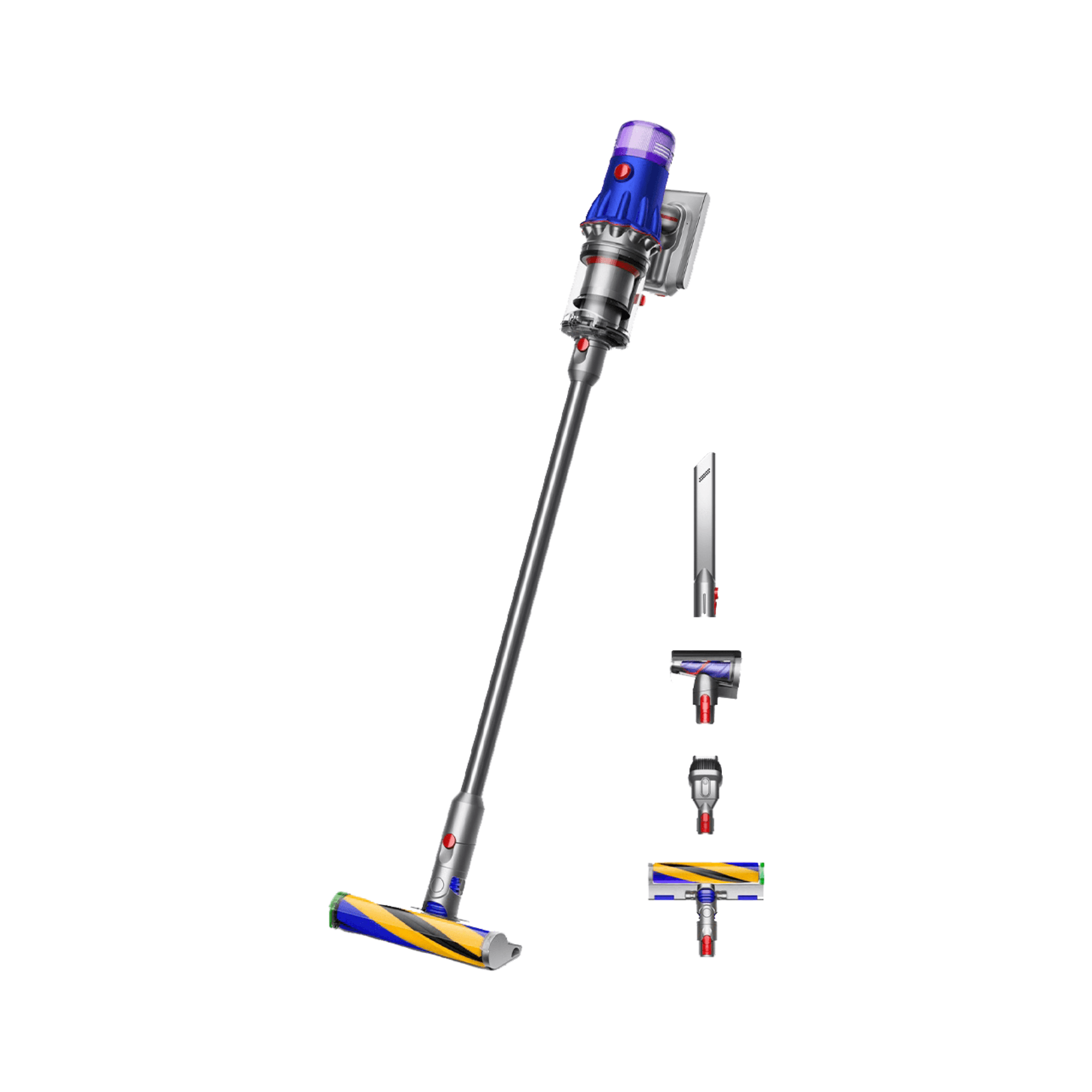 Dyson V12 Detect Slim Fluffy SV20 Cordless Vacuum Cleaner | 150AW Suction | 2 Years Warranty