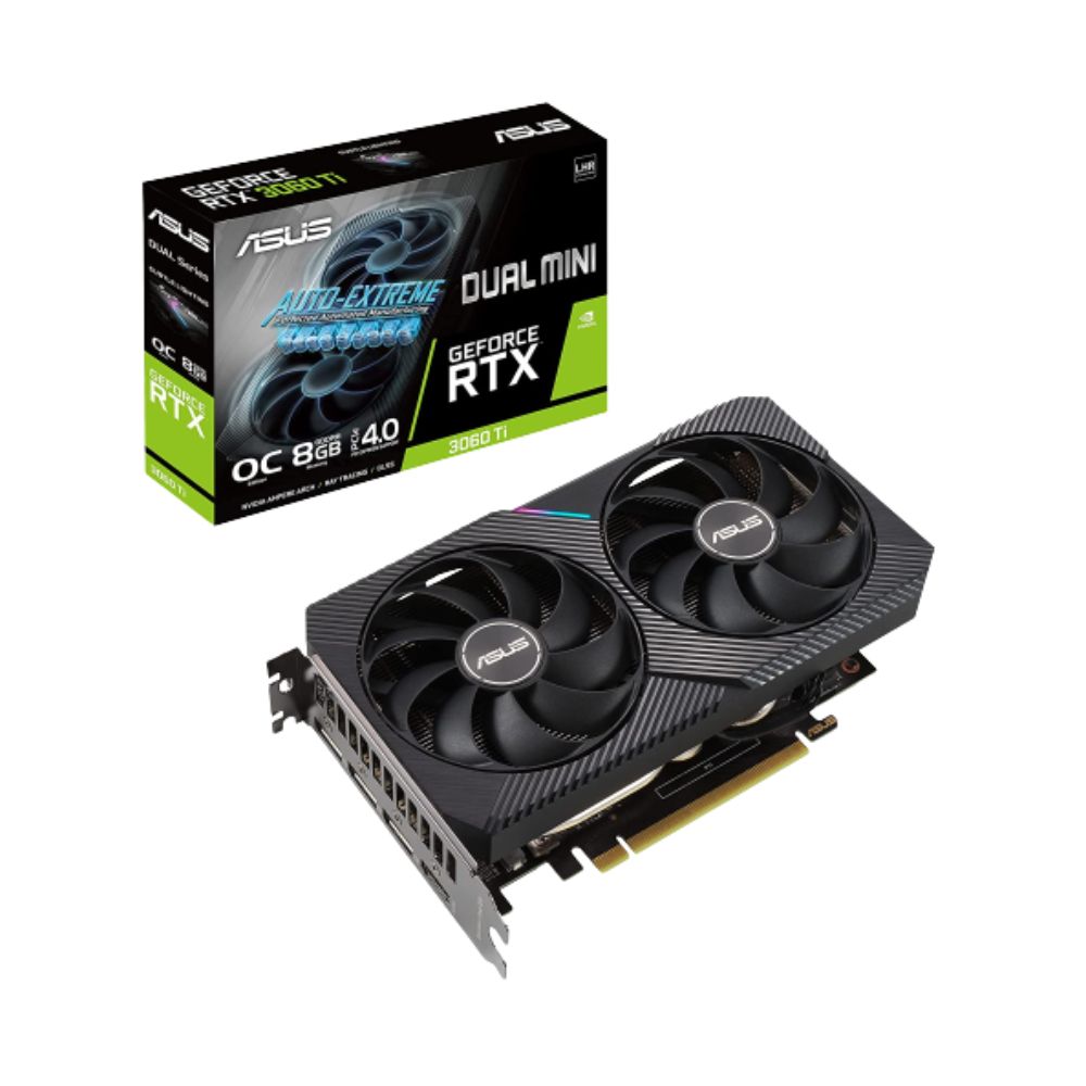 Asus RTX 3060Ti 8GB GDDR6 256Bit DUAL MINI OC VGA Graphics Card