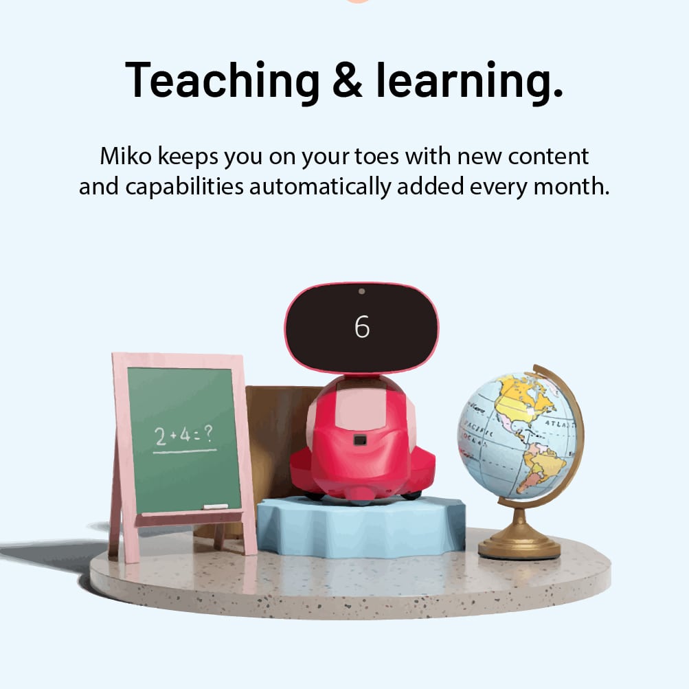 Miko 3 AI Powered Smart Robot for Kids Learning & Educational Robot with Coding Apps