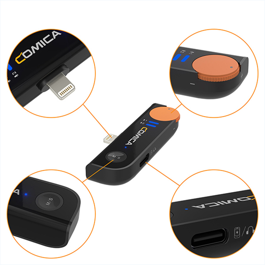 Comica VIMO S UC Mini 2.4G Digital Wireless Microphone