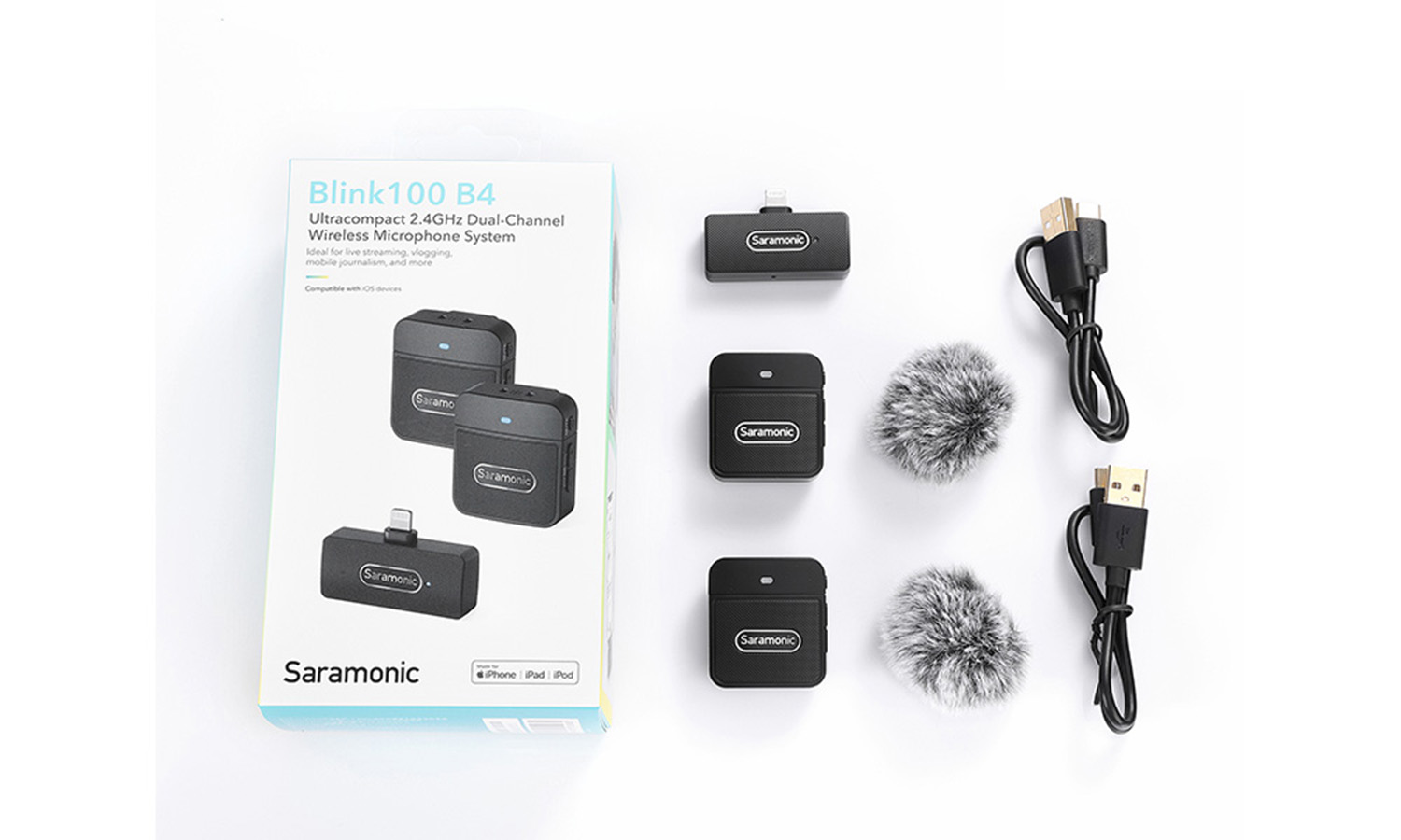 Saramonic Blink100 B4 Dual-Channel Wireless Microphone [Lightning]