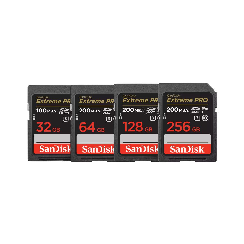 SanDisk SD Card Extreme PRO UHS-I C10 V30 U3 Memory Card