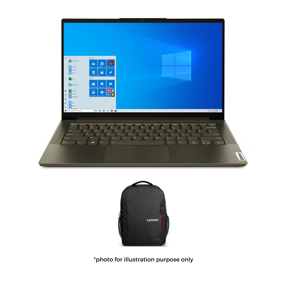 [CLEARANCE] Lenovo Yoga Slim 7 14ITL05 (82A300DSMJ /82A300DTMJ /2A300DRMJ)| i5-1135G7 | 8GB RAM 512GB SSD | 14" FHD | W10 | MS OFFICE + BAG