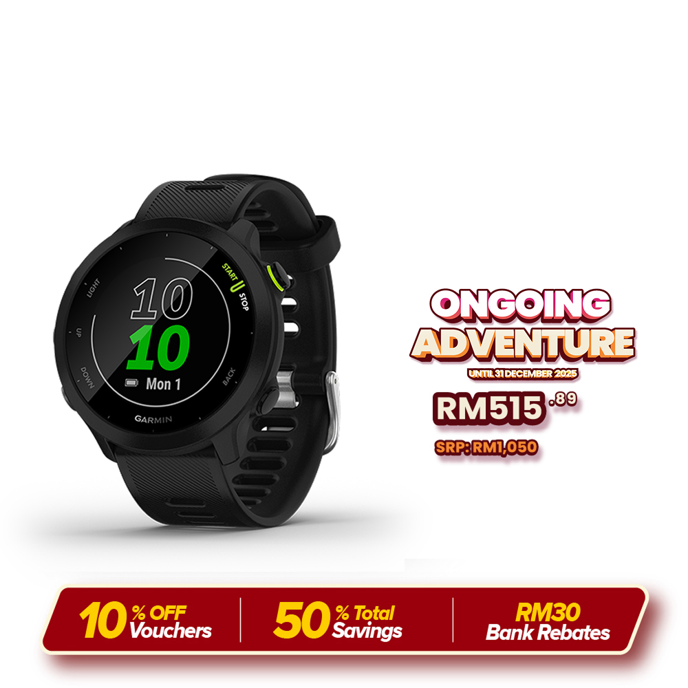 Garmin Forerunner 55 GPS Running Smartwatch