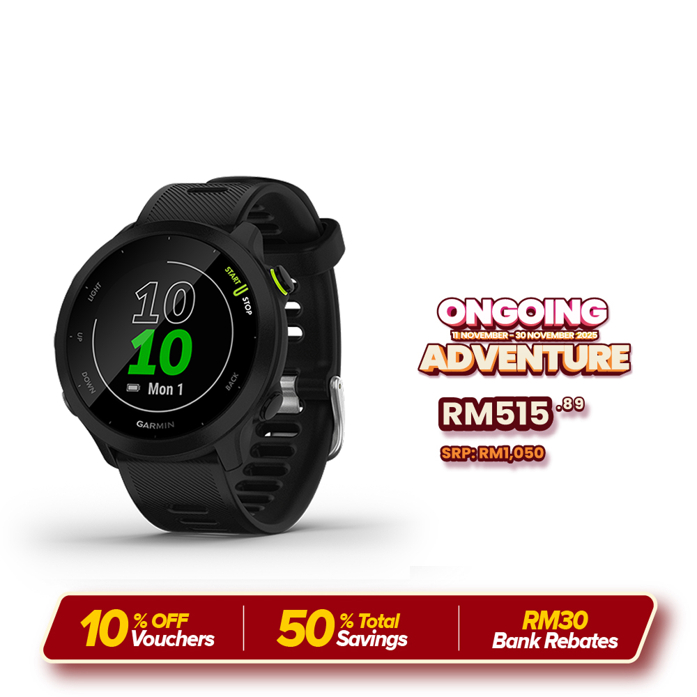 Garmin Forerunner 55 GPS Running Smartwatch