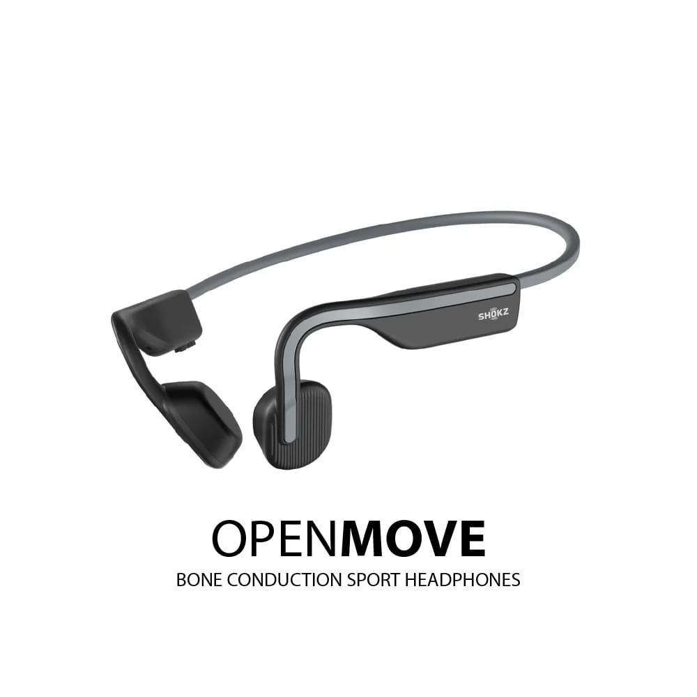 Shokz OpenMove Open-Ear Wireless Bone Conduction Sport Lifestyle Headphones (Aftershokz OpenMove)