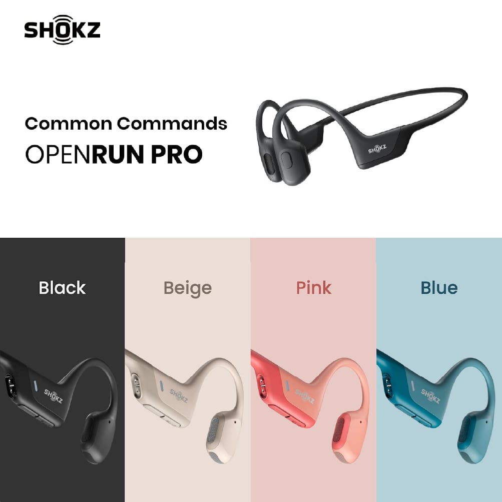 Shokz OpenRun Pro Premium Bone Conduction Open-Ear Sport Headphones