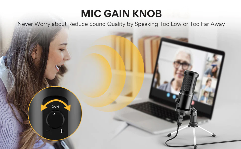 Maono AU-PM361TR RGB USB Condenser Microphone