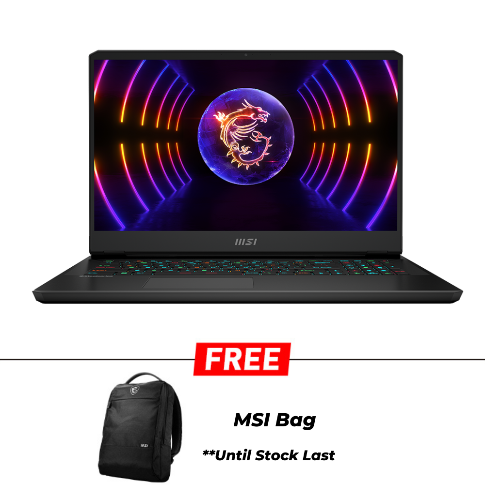 MSI Vector GP77 13VF-014MY Gaming Laptop (Core Black) | i7-13700H |16GB RAM 2TB SSD | 17.3" QHD (2560*1440) 240Hz | RTX4060 | W11/2Y Warranty