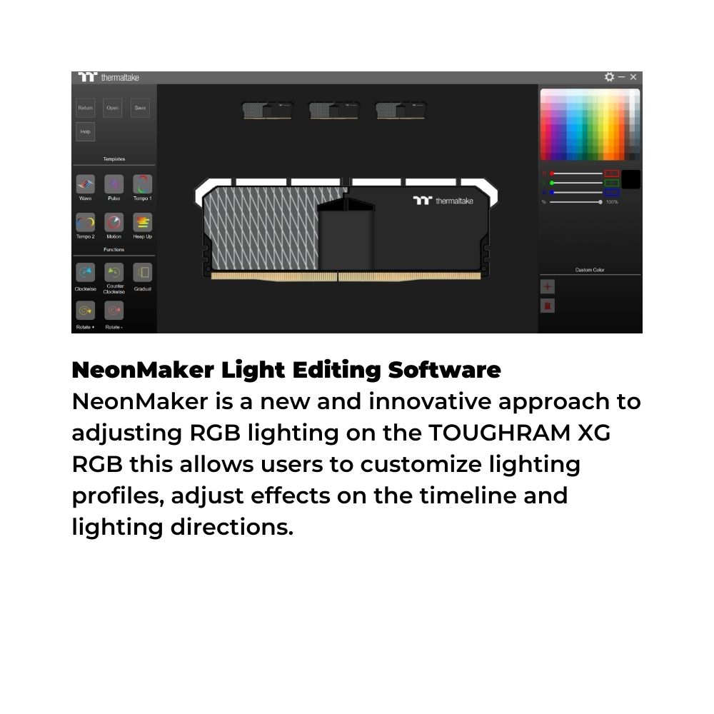 Thermaltake TOUGHRAM XG RGB DDR4 Desktop Ram DIMM Kit of 2