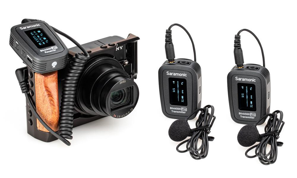 Saramonic Blink500 Pro B2 Dual-Channel Wireless Microphone with Charging Case