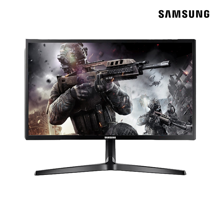 Samsung LC24RG50FZEXXS 23.5" Curved Monitor | 4ms | FHD | 144Hz | VA Panel | 1800R | HDMI & DP | Flicker Free | Free Sync | 3Y Warranty