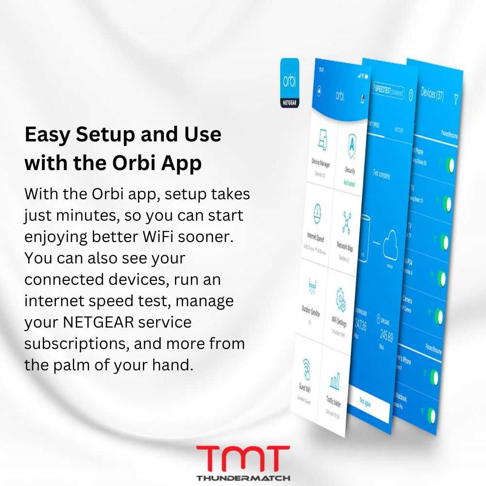 NETGEAR Orbi RBK352 Dual-Band WiFi 6 Whole Home Mesh System