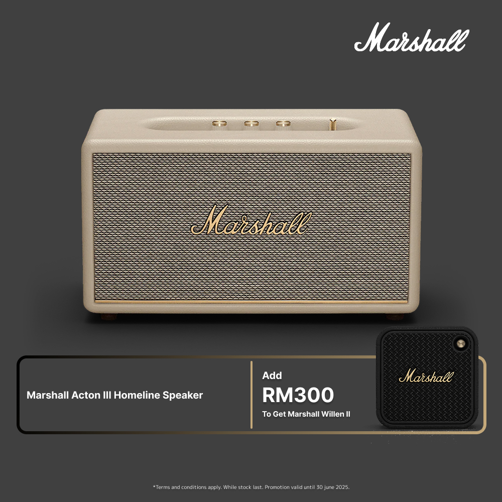 (Marshall Bundle Promo) Marshall Stanmore III Bluetooth Speaker