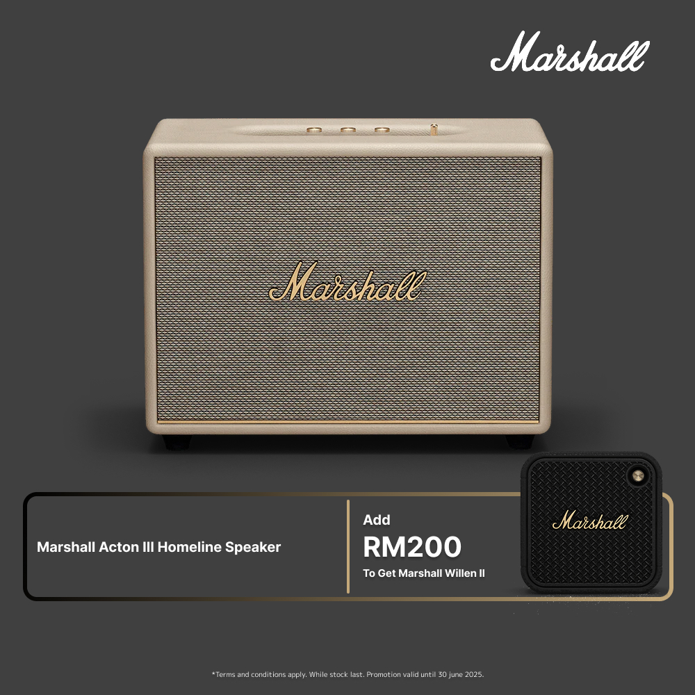(Marshall Bundle Promo) Marshall Woburn III Bluetooth Speaker