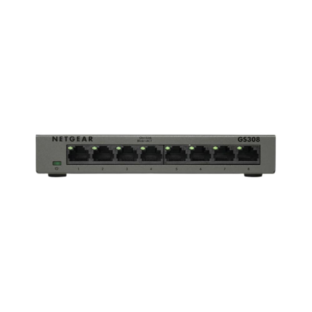 NETGEAR GS308 8-Port Gigabit Ethernet Unmanaged Switch