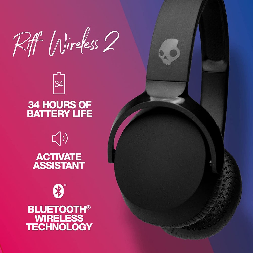 Skullcandy Riff 2 Wireless On Ear Headphones