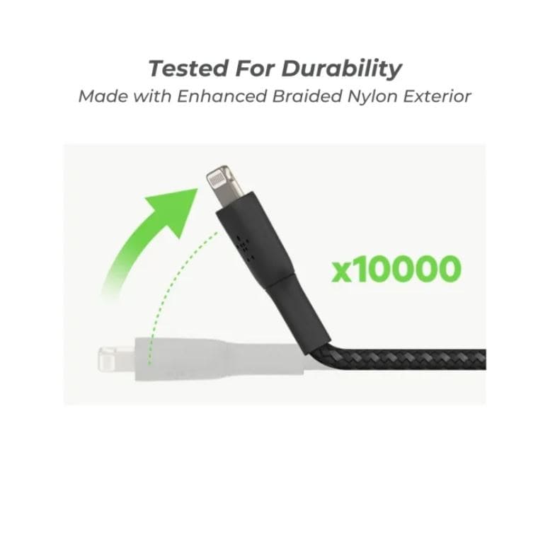 Belkin Braided USB C to C 100W 2M Cable