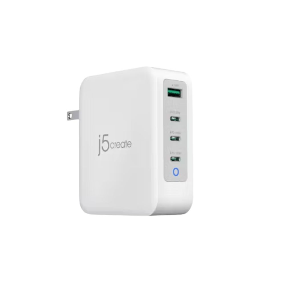 J5 JUP43130 130W GaN USB-C 4-Port Charger