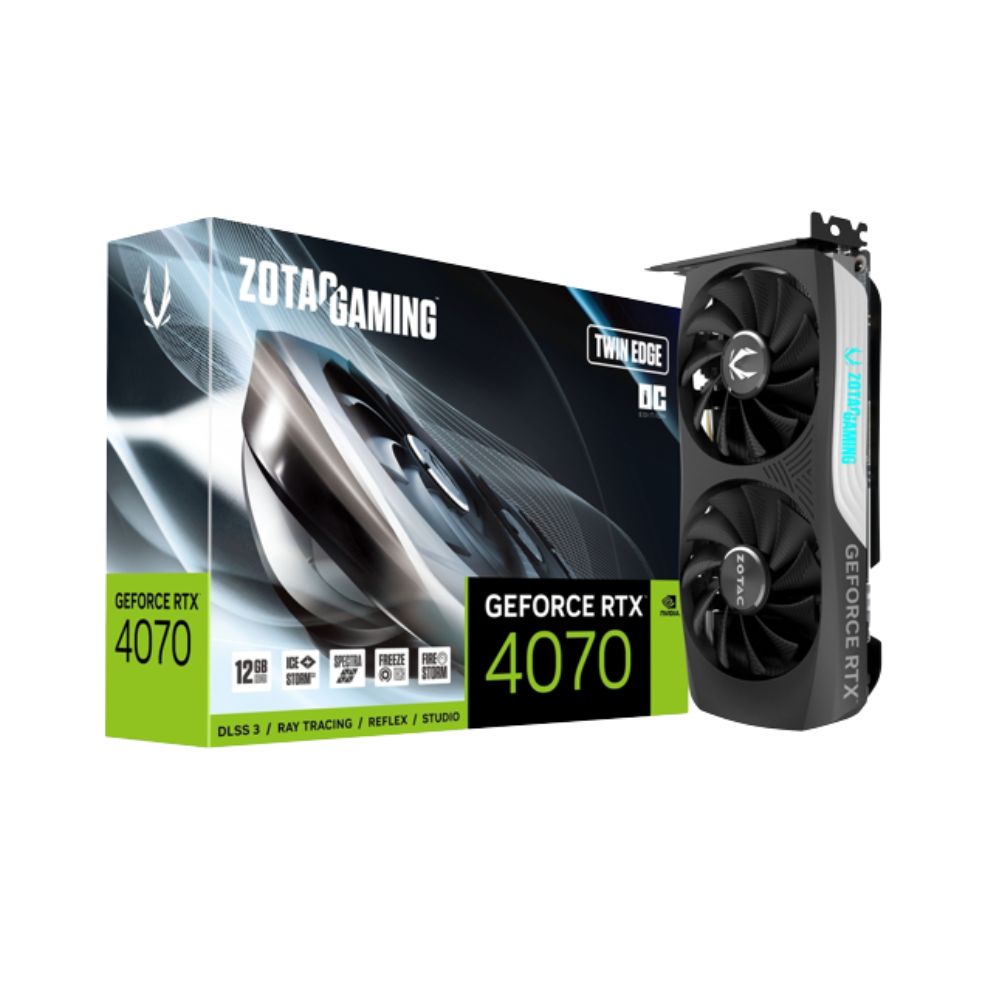 Zotac RTX 4070 12GB GDDR6X 192Bit Gaming Twin Edge OC VGA Graphics Card