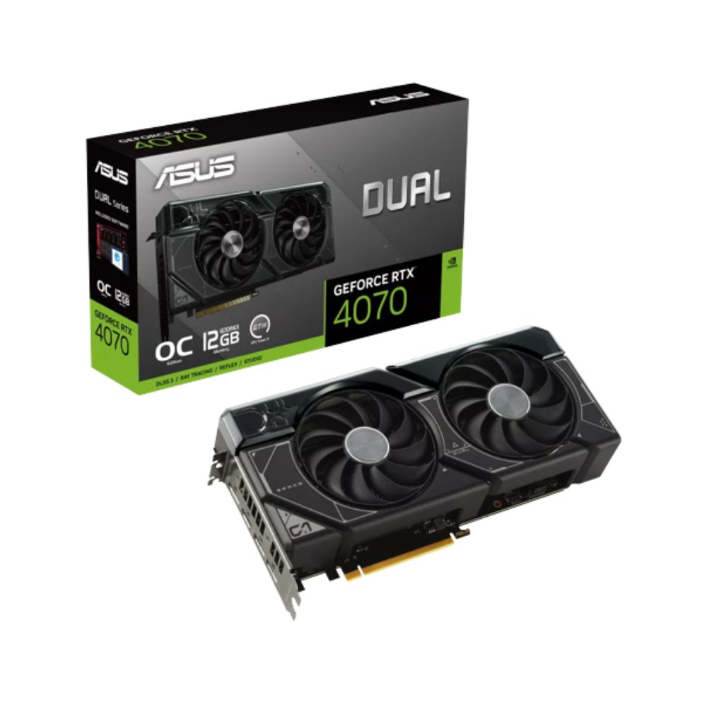 [Nvidia x Asus] ASUS Dual GeForce RTX 4070 OC Edition 12GB GDDR6X 192Bit Graphics Card