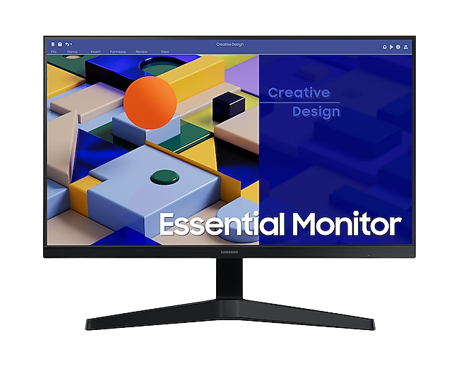 Samsung LS24C310EAEXXS 24" Monitor | 5ms | FHD | IPS Panel | 75Hz | HDMI & VGA | Flicker Free | AMD Free-Sync | 3Y Warranty