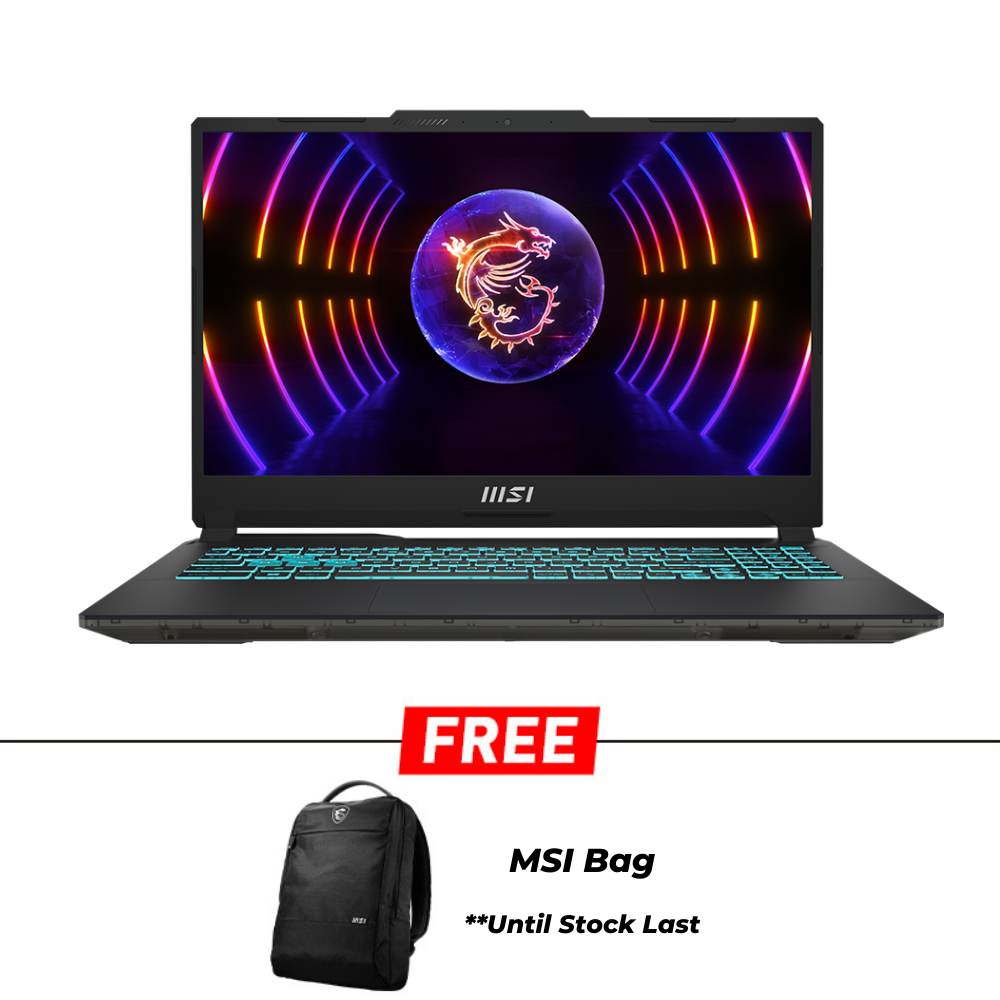 MSI Cyborg 15 A12VF-292MY Gaming Laptop (Translucent Black) | i5-12450H | 16GB RAM 512GB SSD | 15.6