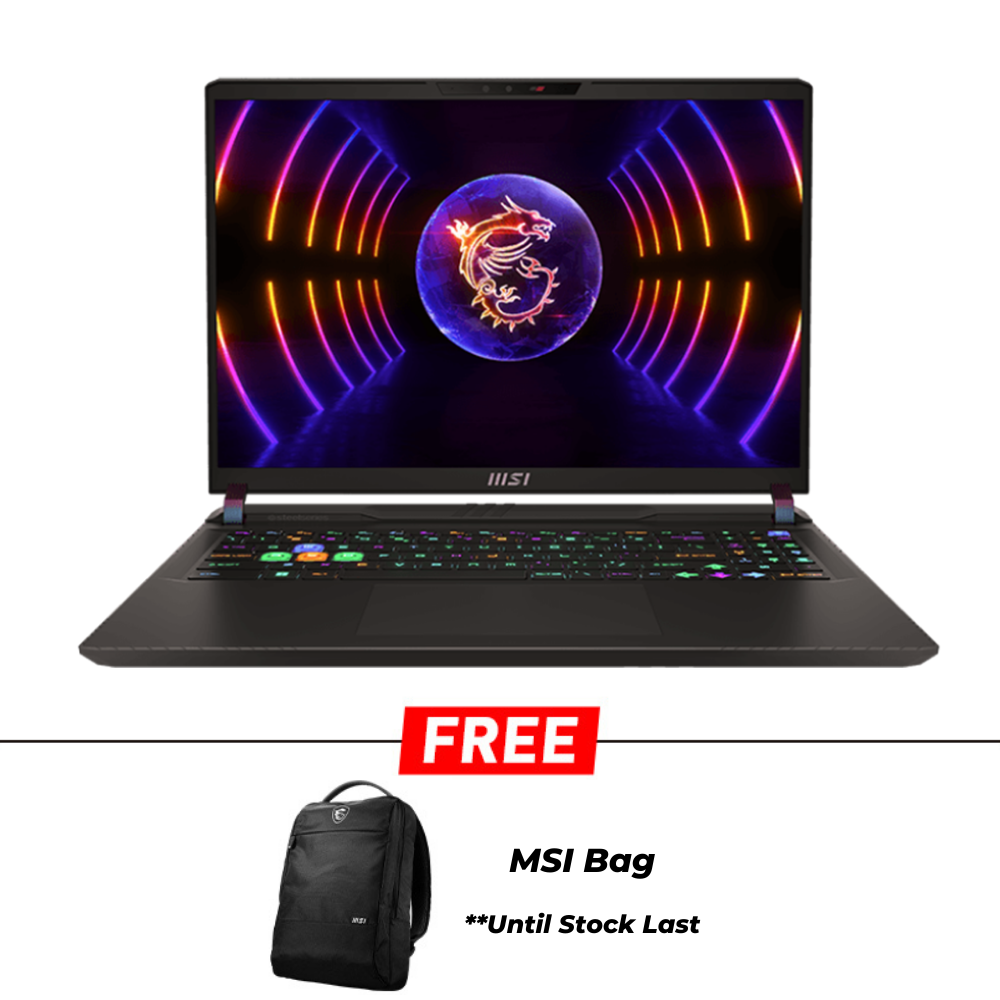 MSI Vector GP68HX 12VH-045MY Gaming Laptop (Cosmos Gray) | Intel i9-12900HX | NVD RTX4080