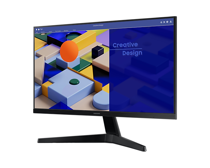 Samsung LS27C310EAEXXS 27" Monitor | 5ms | FHD | IPS Panel (75Hz) | HDMI & VGA | Flicker Free | AMD Free-Sync | 3Y Warranty