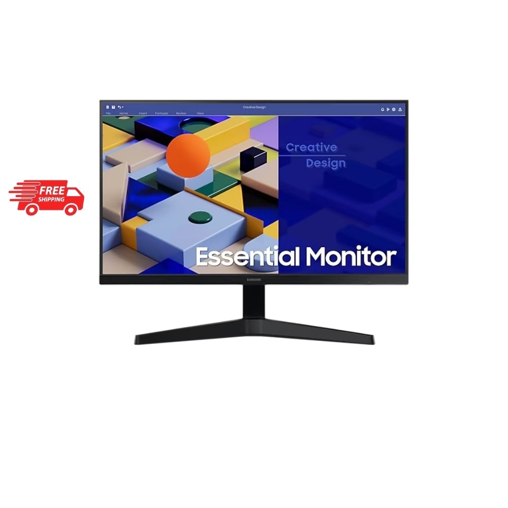 Samsung LS27C310EAEXXS 27" Monitor | 5ms | FHD | IPS Panel (75Hz) | HDMI & VGA | Flicker Free | AMD Free-Sync | 3Y Warranty