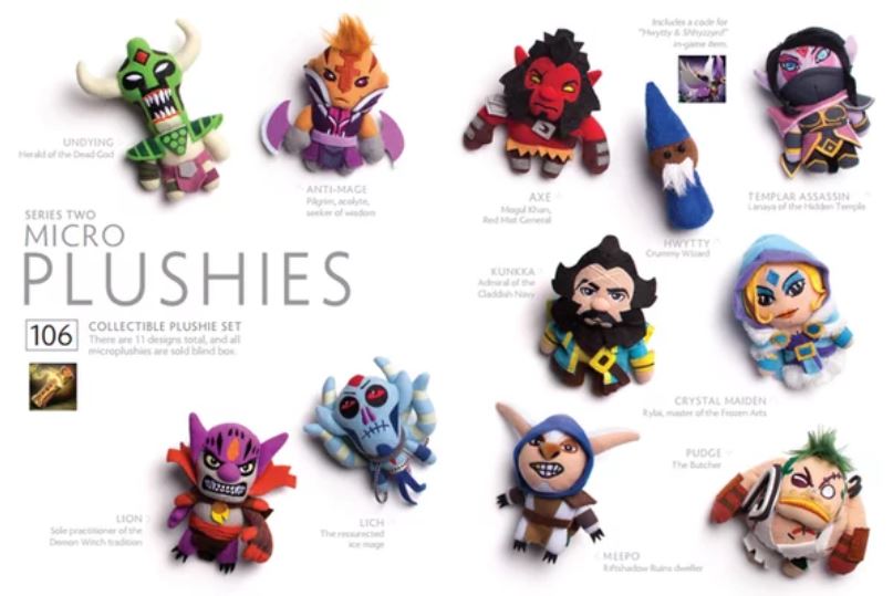 Dota 2 Microplushies