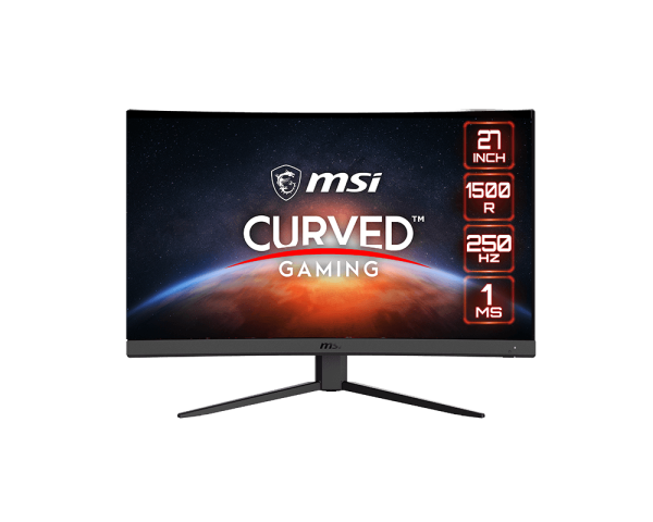 MSI G27C4X 27.0" Gaming Monitor | Curved 1500R | 1ms (MPRT) 250Hz | (1920x1080) FHD VA Panel | HDMI x2 & DP & Headphone-out | 3Y Warranty