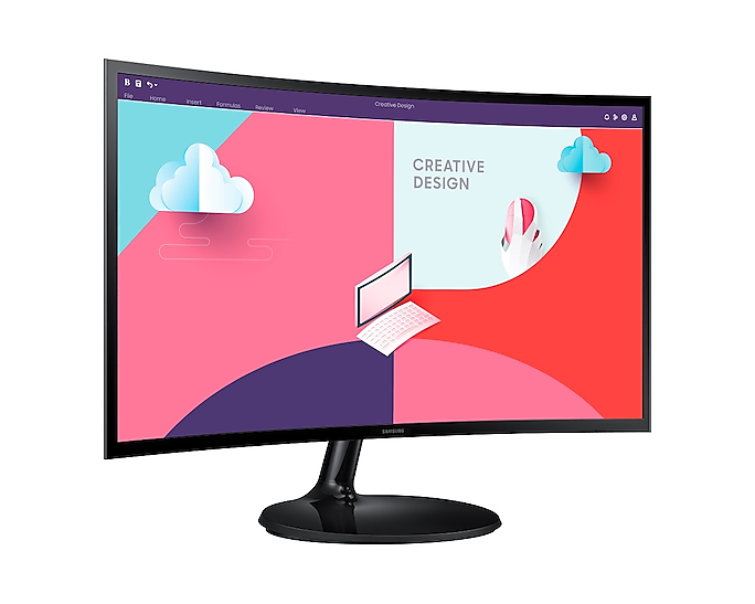 (Exclusive) Samsung LS24C360EAEXXS 24" Curved Monitor (1800R) | 1920 x 1080