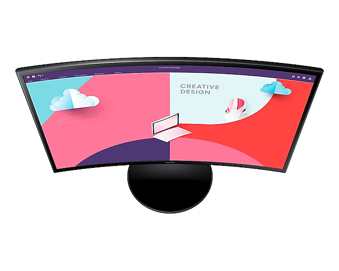 (Exclusive) Samsung LS24C360EAEXXS 24" Curved Monitor (1800R) | 1920 x 1080